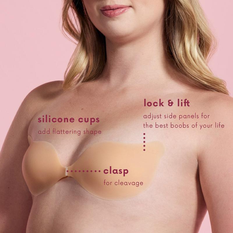 AureaLuxe™ Invisible Bra. Your outfit’s best-kept secret.