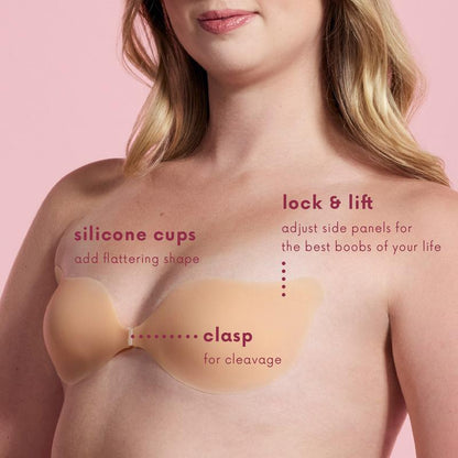 AureaLuxe™ Invisible Bra. Your outfit’s best-kept secret.